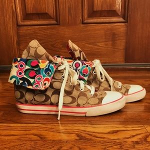 Coach high tops. Bonney style. Size 8